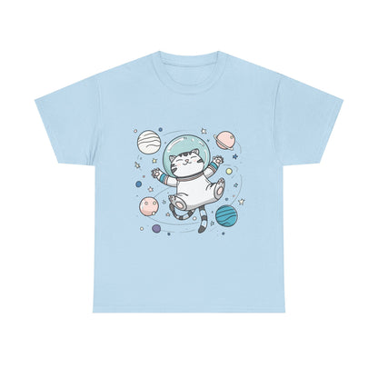 Astronaut Cat T-Shirt – Cute Space Cat Graphic Tee