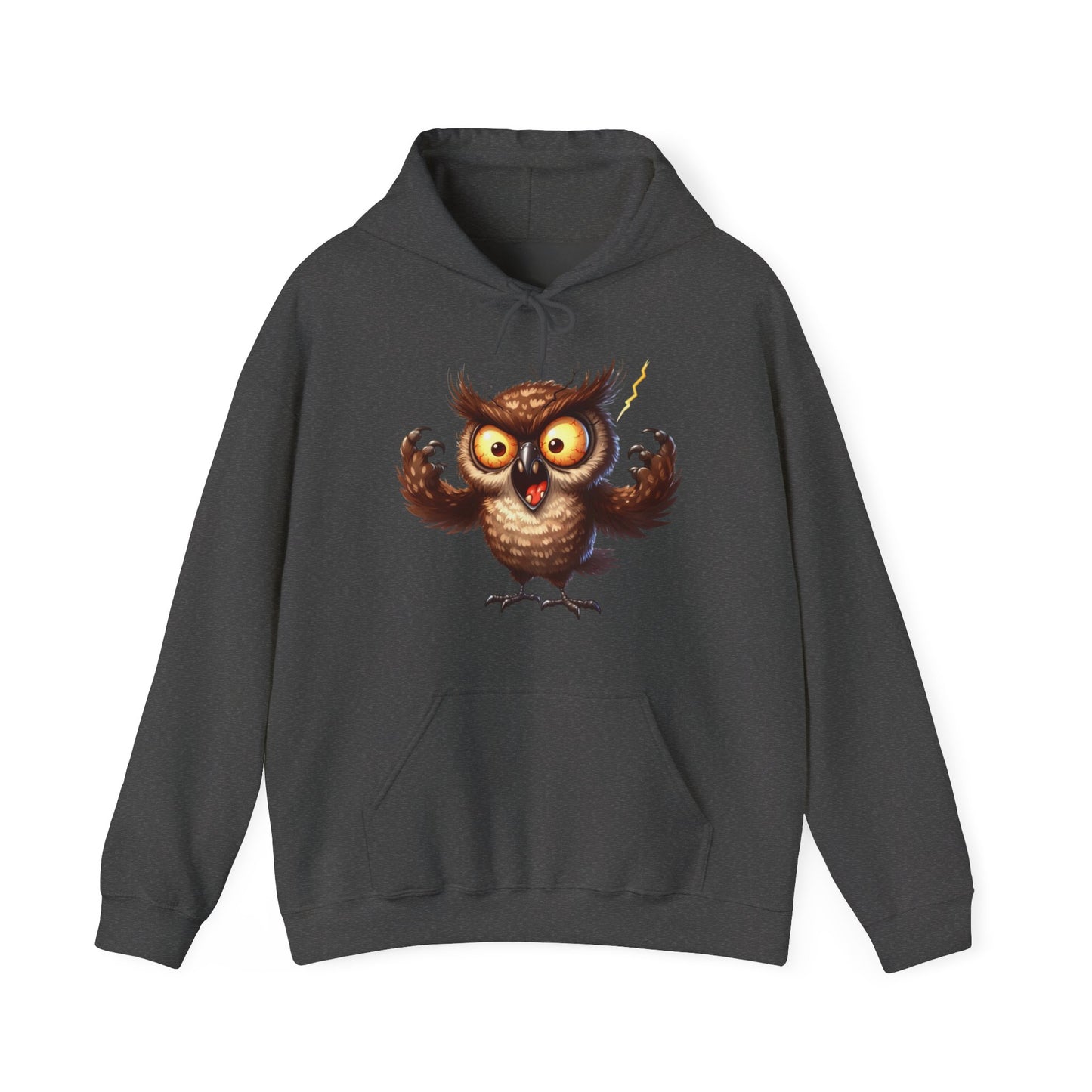 Cute Fluffy Owl Hoodie – Whimsical Cartoon Owl Pullover for Bird Lovers & Halloween