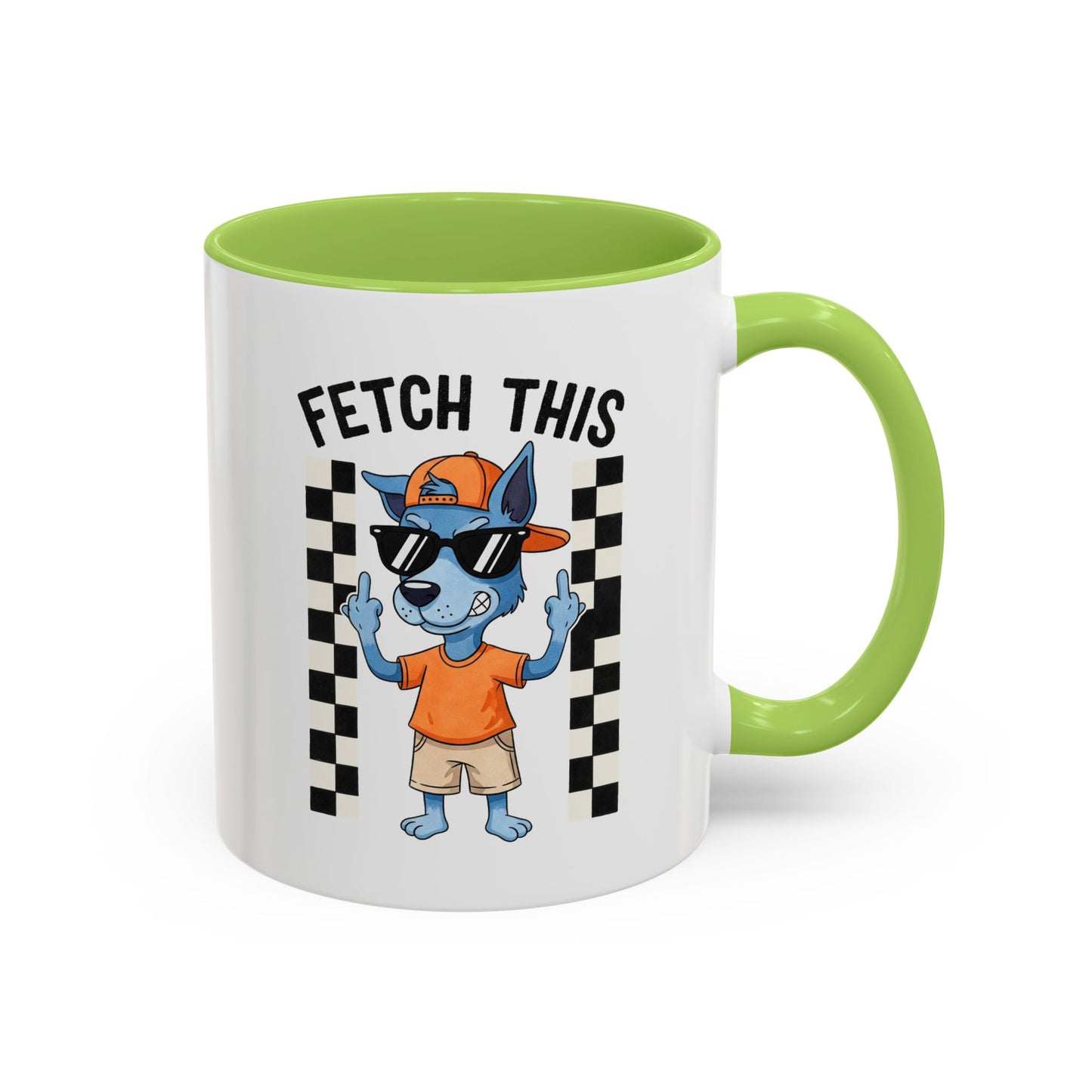 Fetch This Coffee Mug — Funny Dog Cartoon Accent Mug (11/15oz)