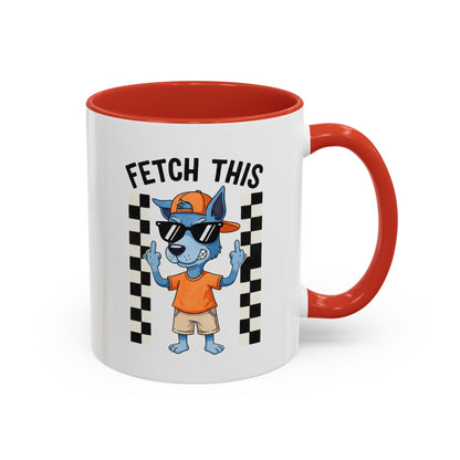 Fetch This Coffee Mug — Funny Dog Cartoon Accent Mug (11/15oz)