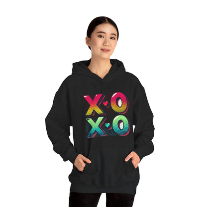 Heart & Arrows Hoodie — Retro Valentine Heart Graphic Pullover