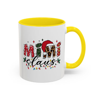Mom Claus Christmas Accent Coffee Mug — Holiday Mama Gift (11/15oz)