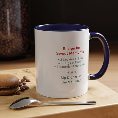 Recipe for Sweet Memories Christmas Holiday Accent Coffee Mug