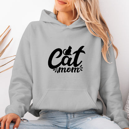 Cat Mom Women Hoodie for Cat Lovers