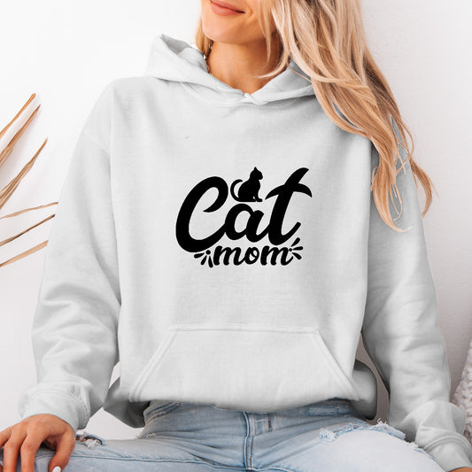 Cat Mom Women Hoodie for Cat Lovers
