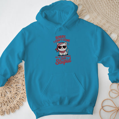 Sorry I Can’t Come Cat Women Hoodie