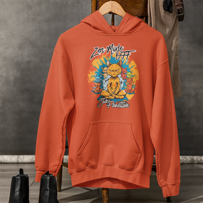 Yoga Zen Cat Stay Pawsitive Unisex Hoodie