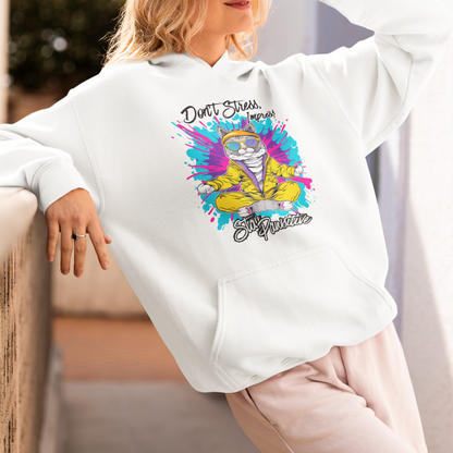 Don’t Stress Impress Stay Pawsitive Unisex Hoodie