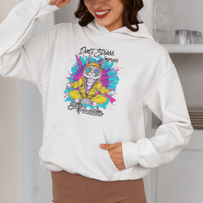 Don’t Stress Impress Stay Pawsitive Unisex Hoodie