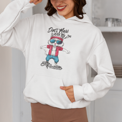 Don’t Mess With My Zen Stay Pawsitive Unisex Hoodie