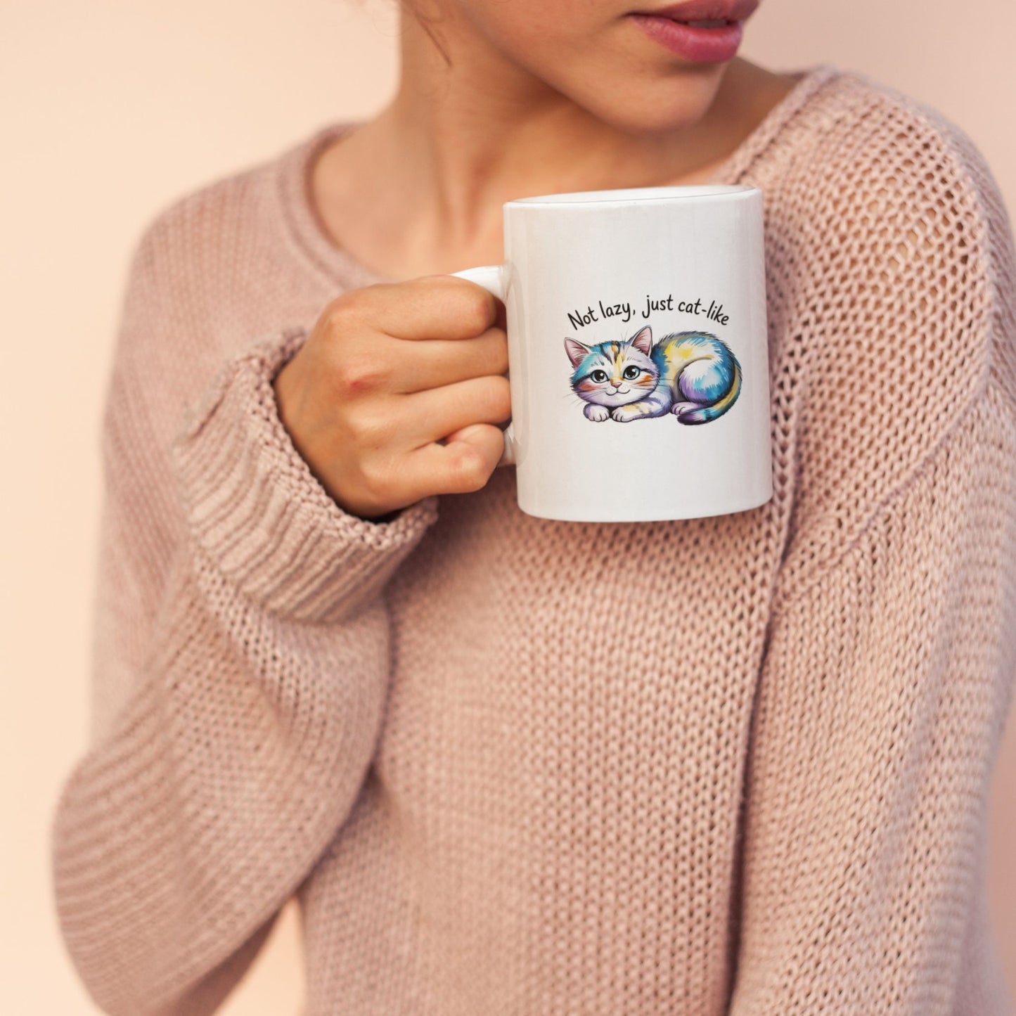 Not Lazy Just Cat Like Funny Cute Cat Mug