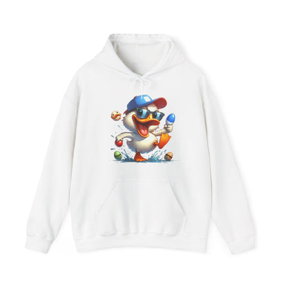 Duck Baseball Hoodie – Cute Baseball Duck Cartoon Pullover