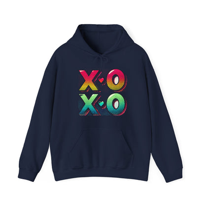Heart & Arrows Hoodie — Retro Valentine Heart Graphic Pullover