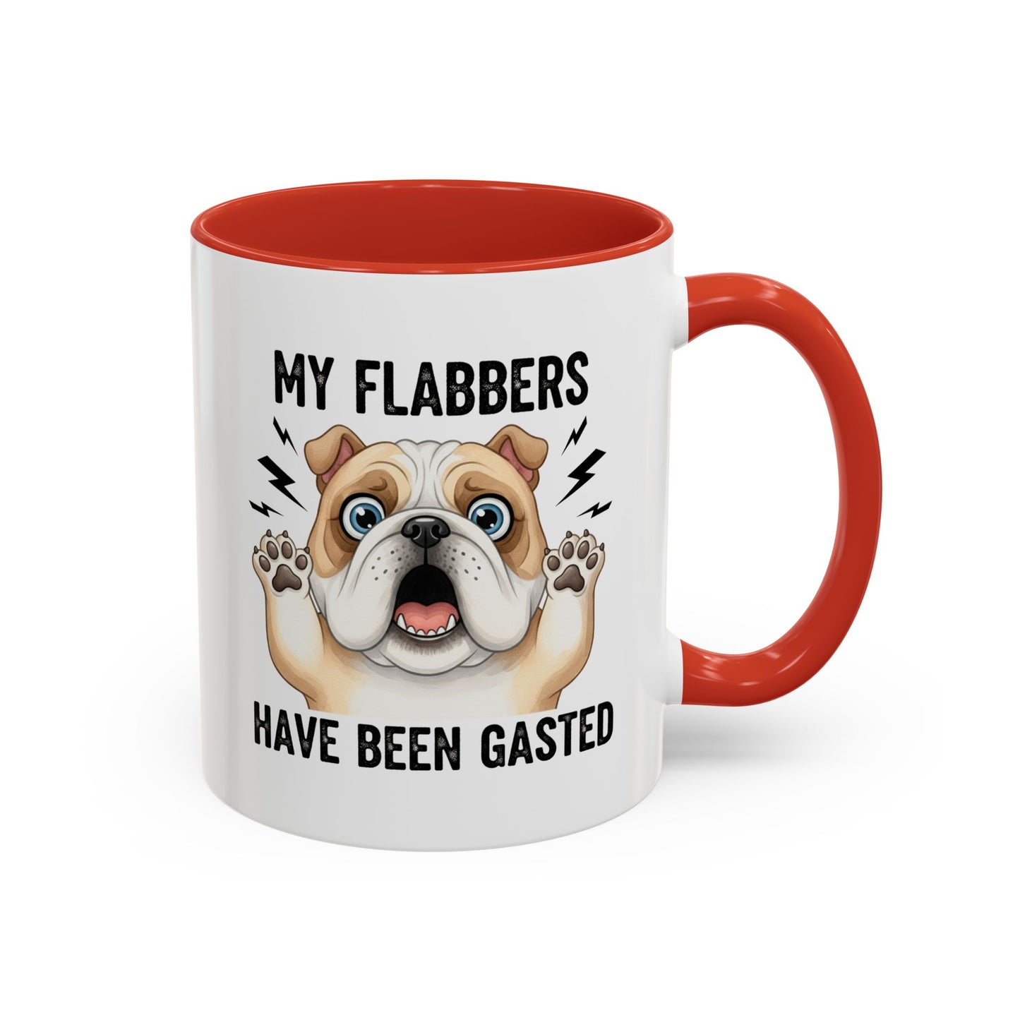 Bulldog Coffee Mug — My Flabbers Have Been Gasted Funny Pet Gift