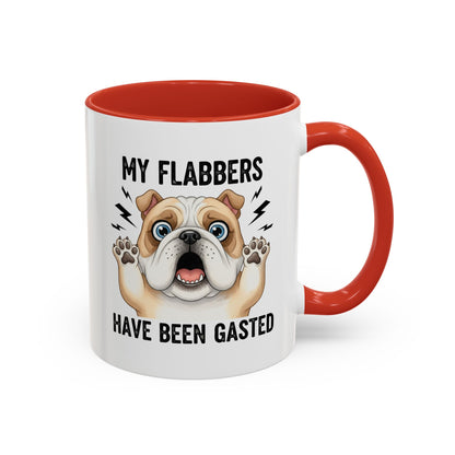 Bulldog Coffee Mug — My Flabbers Have Been Gasted Funny Pet Gift