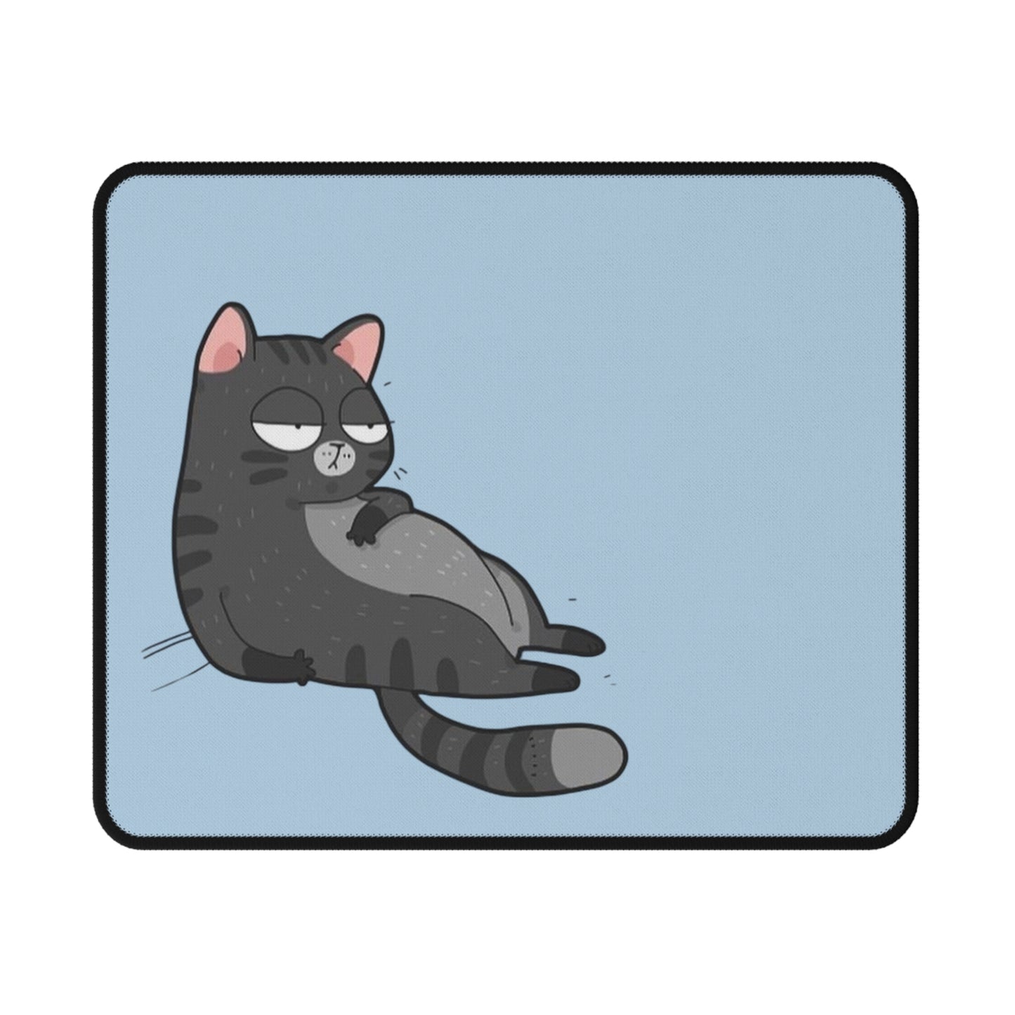Funny Relaxing Cat Gaming Mouse Pad — Non‑Slip Desk Pad for Gamers & Cat Lovers