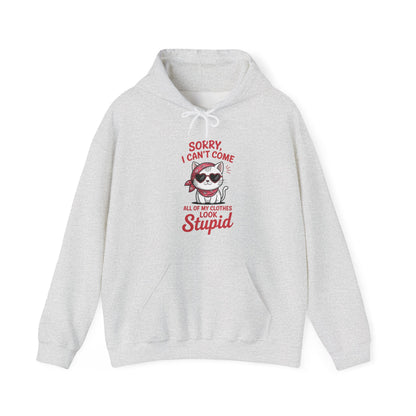 Sorry I Can’t Come Cat Women Hoodie