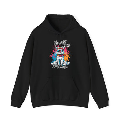 Namaste Meow Stay Pawsitive Unisex Hoodie