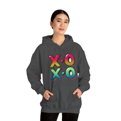 Heart & Arrows Hoodie — Retro Valentine Heart Graphic Pullover