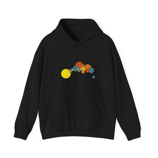 Hoodie — Cute Solar System Planets Graphic Pullover