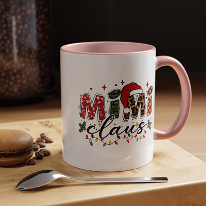 Mom Claus Christmas Accent Coffee Mug — Holiday Mama Gift (11/15oz)