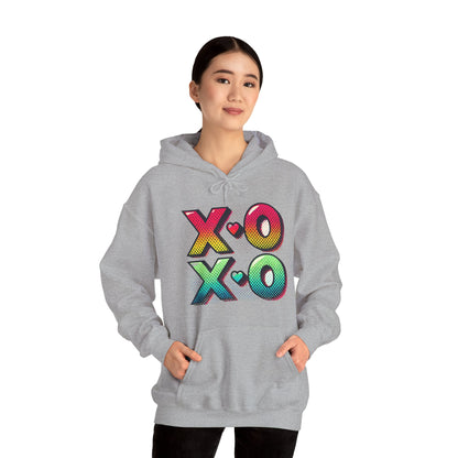 Heart & Arrows Hoodie — Retro Valentine Heart Graphic Pullover
