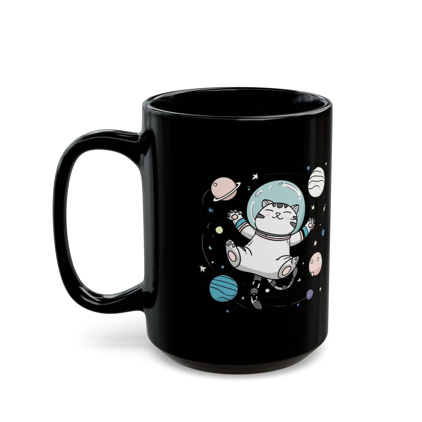 Astronaut Cat Mug – Cute Space Cat Coffee Cup