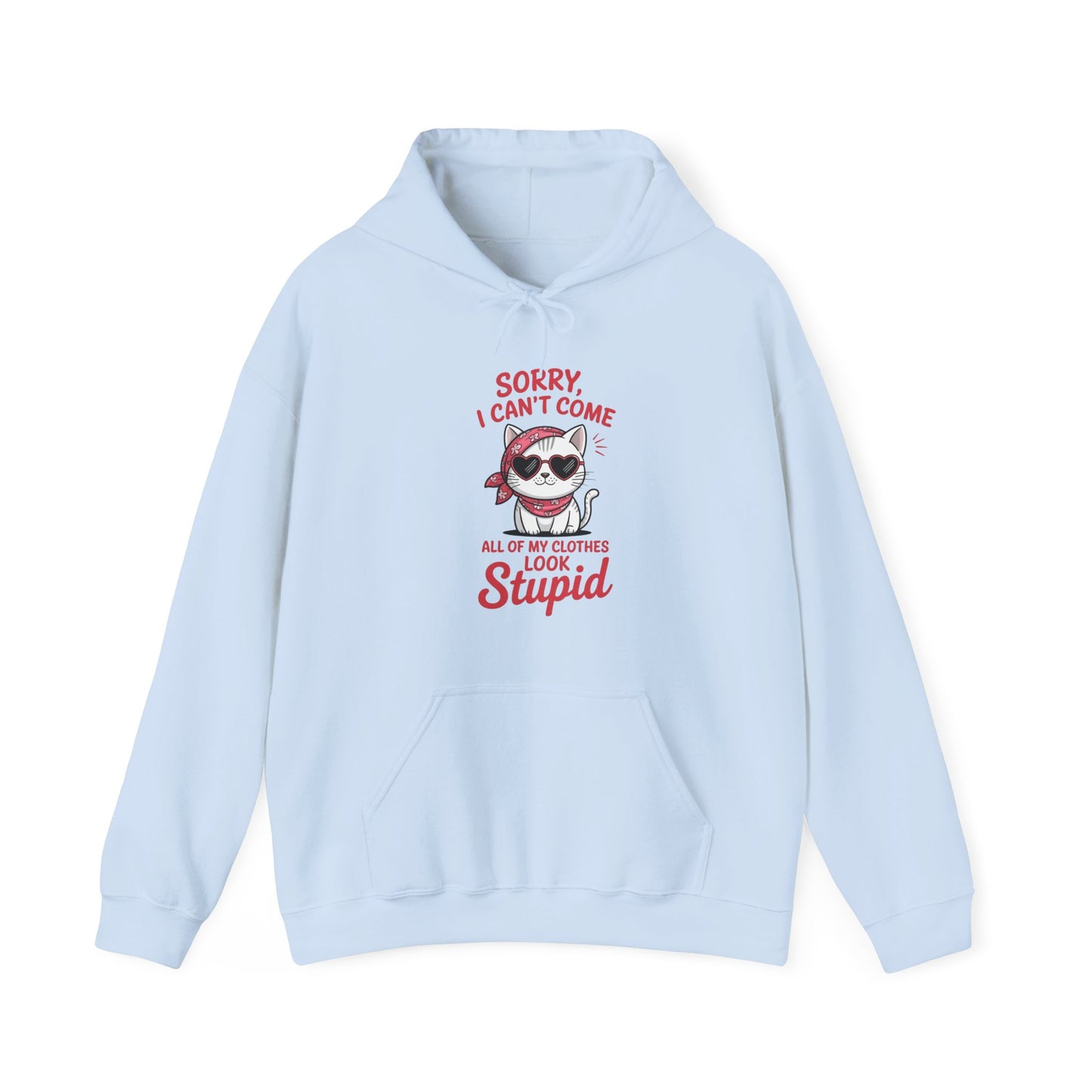 Sorry I Can’t Come Cat Women Hoodie