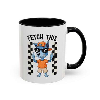 Fetch This Coffee Mug — Funny Dog Cartoon Accent Mug (11/15oz)