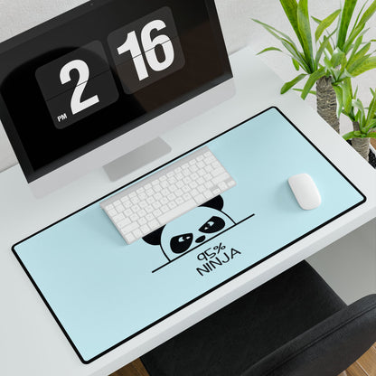 Panda Desk Mat – “5% Unicorn 95% Ninja” Large Gaming/Office Mousepad