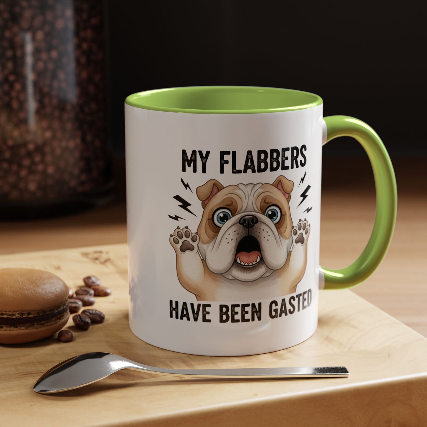 Bulldog Coffee Mug — My Flabbers Have Been Gasted Funny Pet Gift