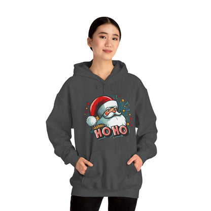 Christmas Santa Ho Ho Hoodie – Merry Ho Ho Festive Holiday Sweatshirt