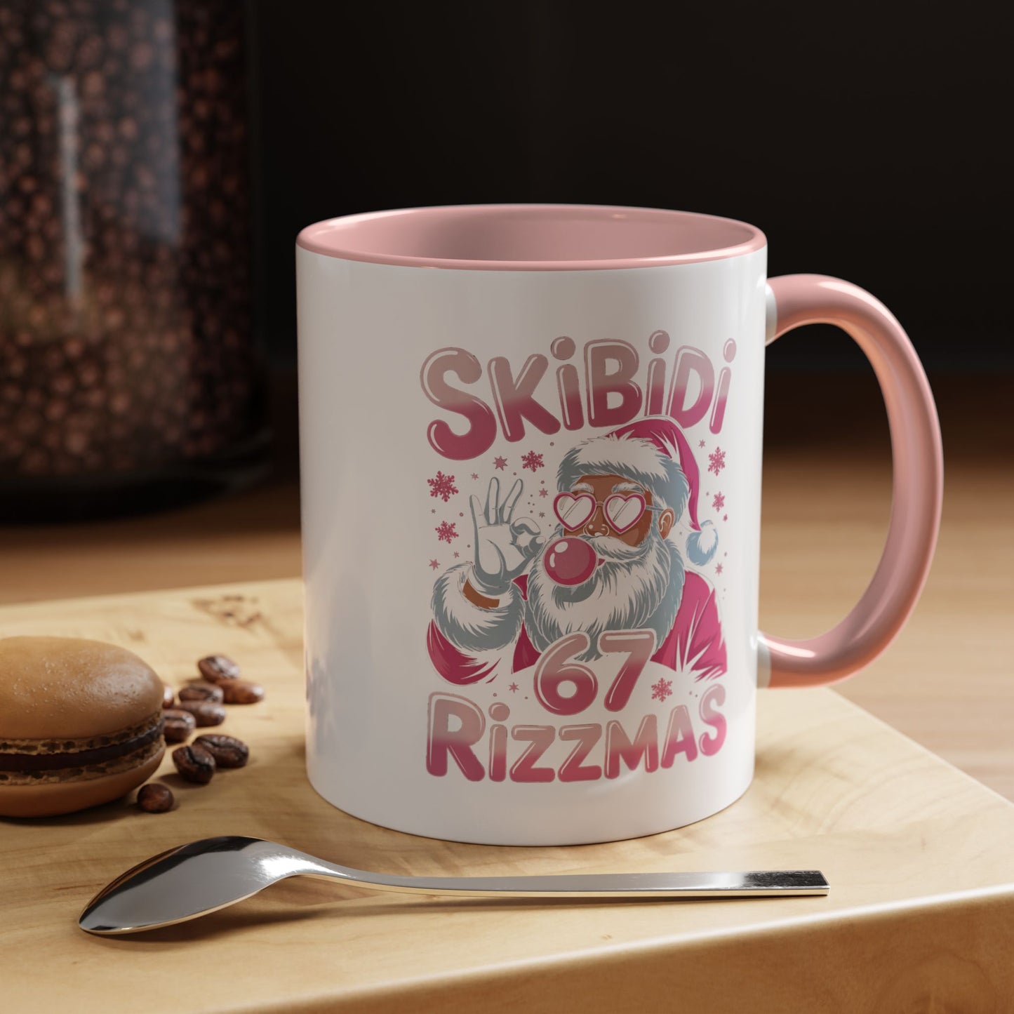 Skibidi Rizzmas Coffee Mug — Funny Santa Holiday Accent Mug (11/15oz)