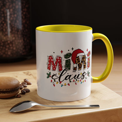 Mom Claus Christmas Accent Coffee Mug — Holiday Mama Gift (11/15oz)