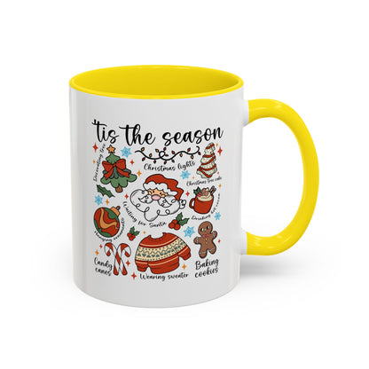 Tis The Season Christmas Coffee Mug — Holiday Baking & Cozy Winter Designs (11/15oz)
