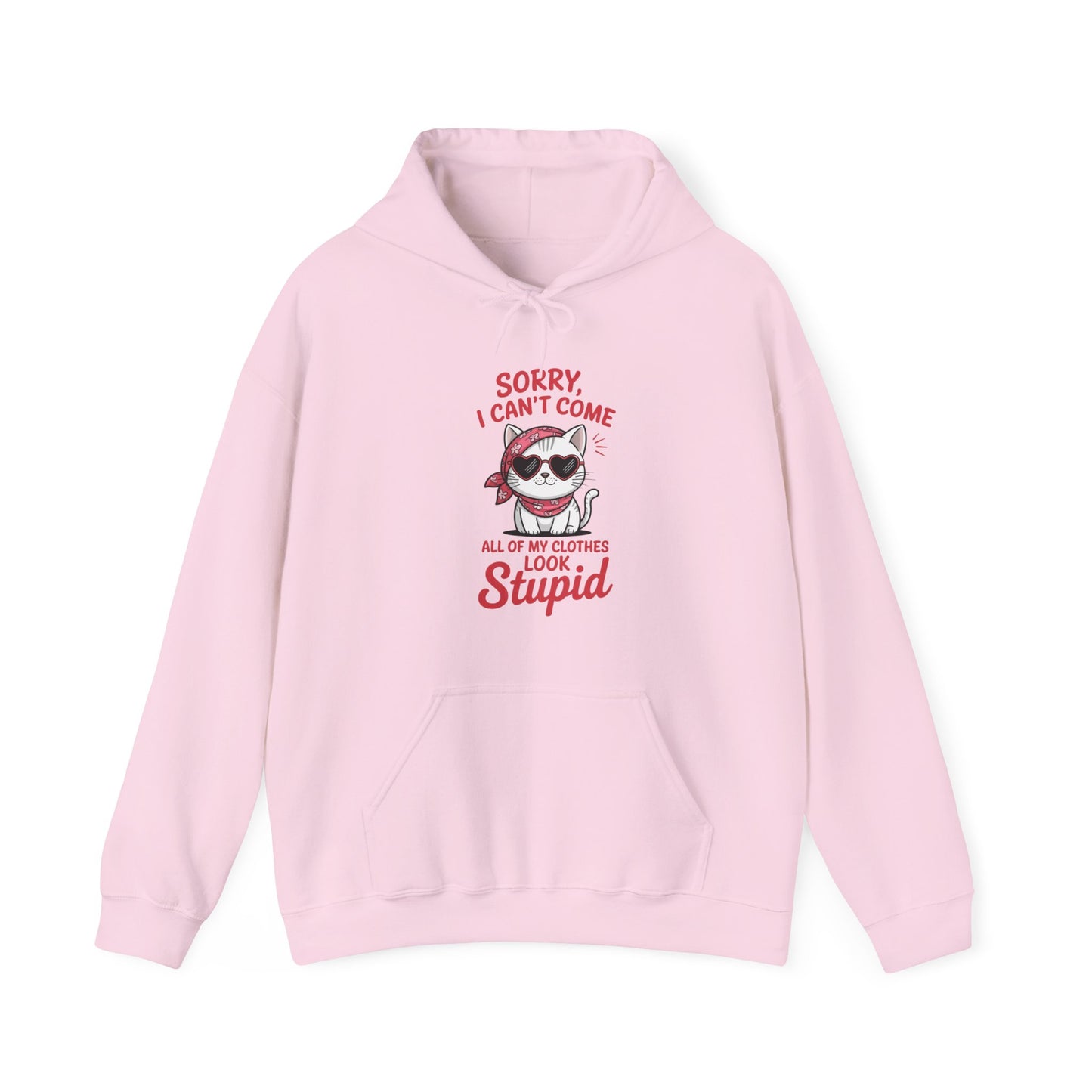 Sorry I Can’t Come Cat Women Hoodie