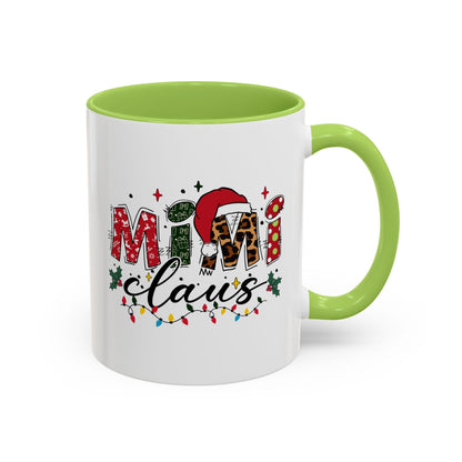 Mom Claus Christmas Accent Coffee Mug — Holiday Mama Gift (11/15oz)