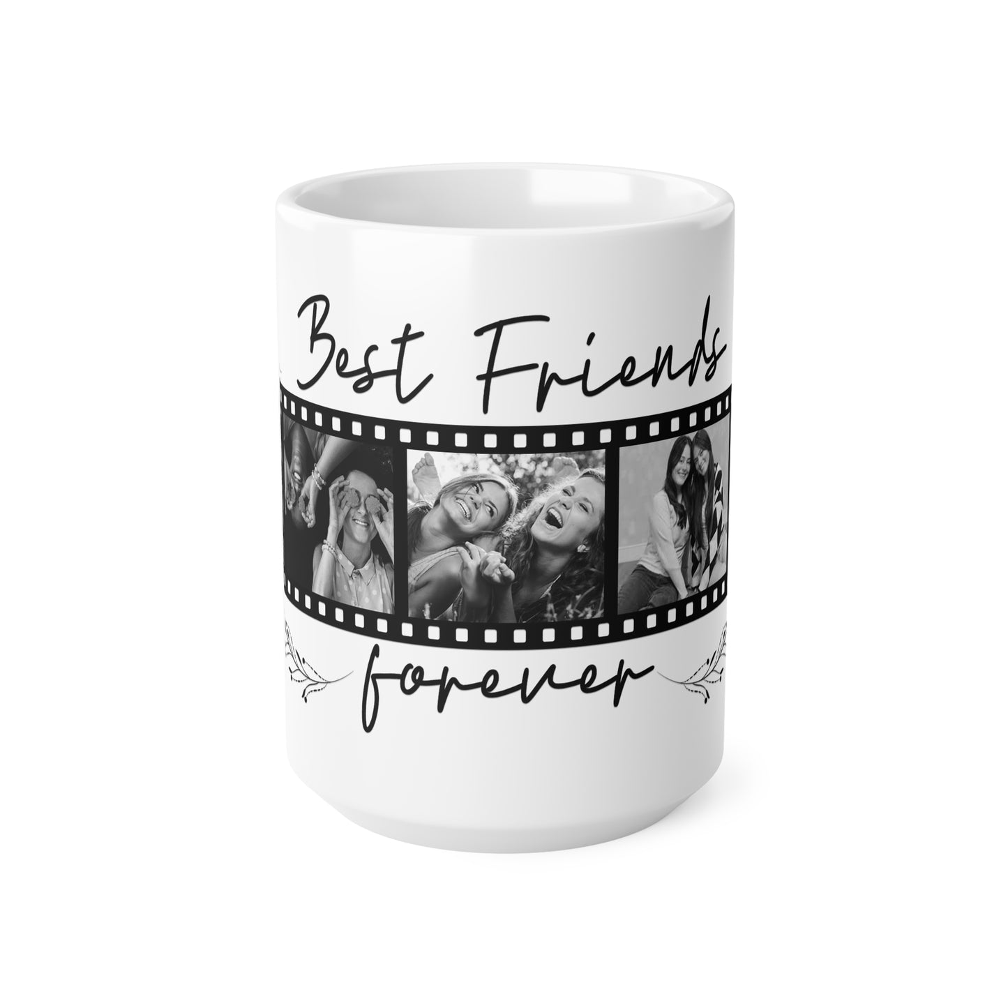 Best Friends Forever Photo Mug — Ceramic Coffee Cup (11oz & 15oz)