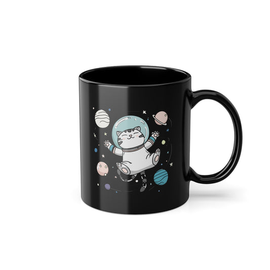 Astronaut Cat Mug – Cute Space Cat Coffee Cup