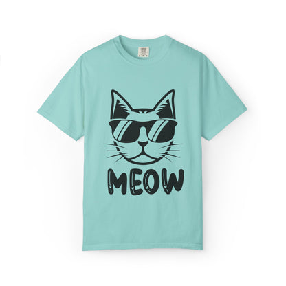 Cool Cat MEOW Unisex T-Shirt – Funny Minimal Cat Lover Tee