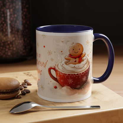 Gingerbread Dreams Coffee Mug — Holiday Accent Christmas Mug (11/15oz)