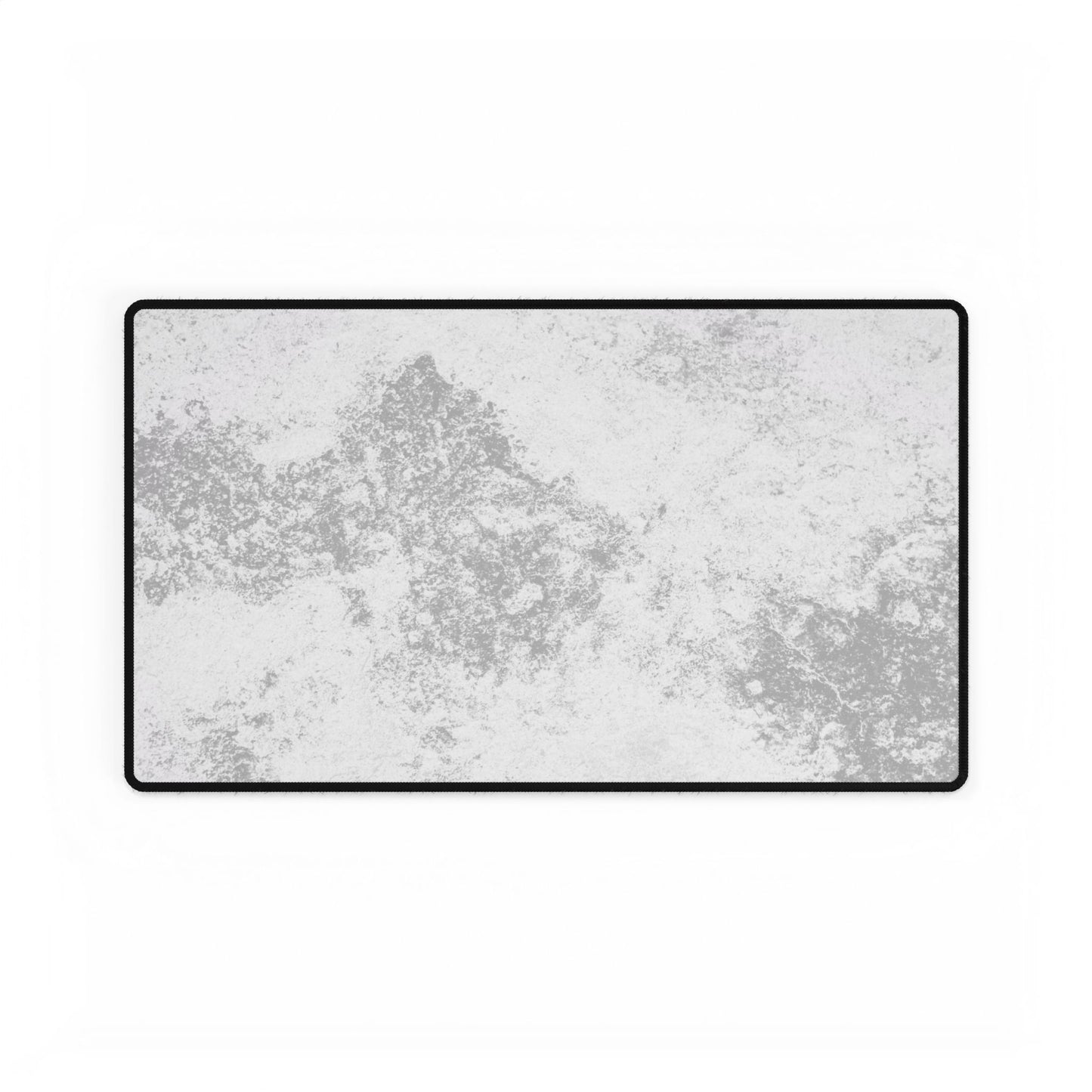 Marble Texture Desk Mat — Large Extended Mouse Pad, Gray White Office & Gaming Surface