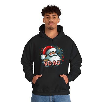 Christmas Santa Ho Ho Hoodie – Merry Ho Ho Festive Holiday Sweatshirt