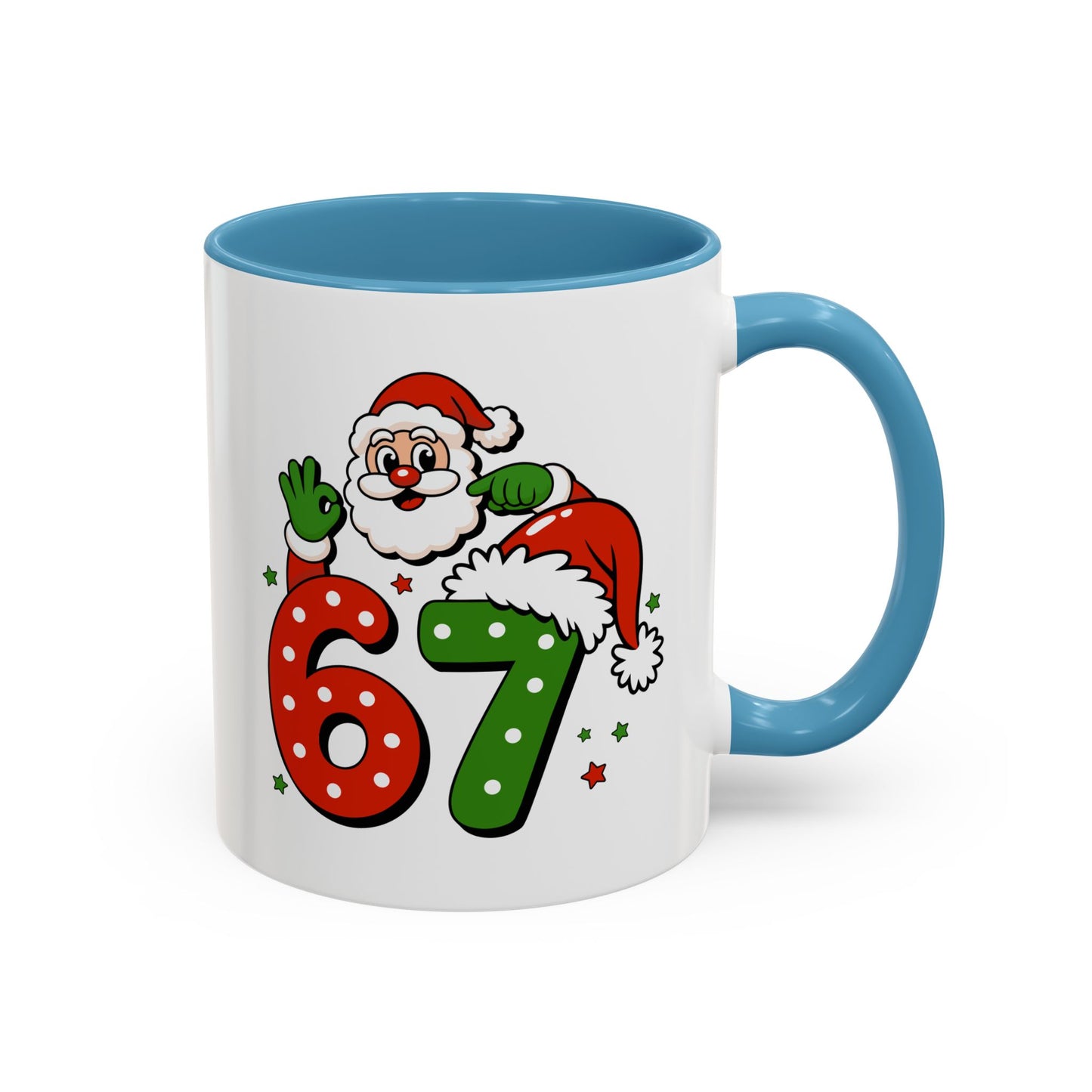Santa 67 Christmas Coffee Mug — Festive Holiday Accent Mug (11/15oz)