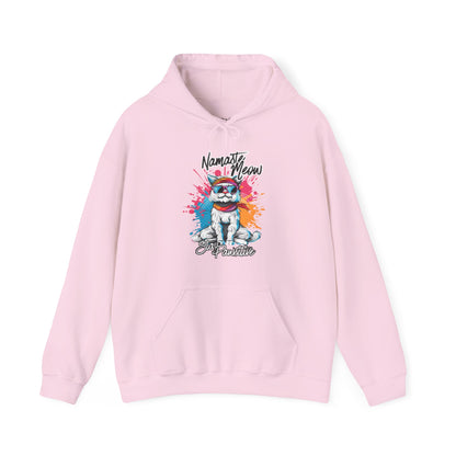 Namaste Meow Stay Pawsitive Unisex Hoodie