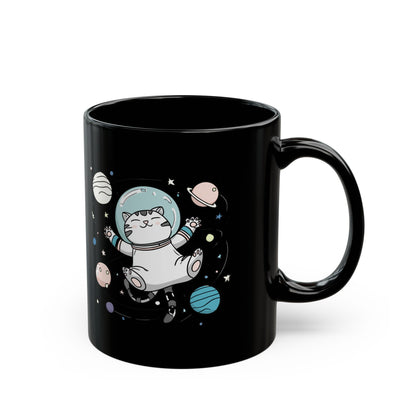 Astronaut Cat Mug – Cute Space Cat Coffee Cup