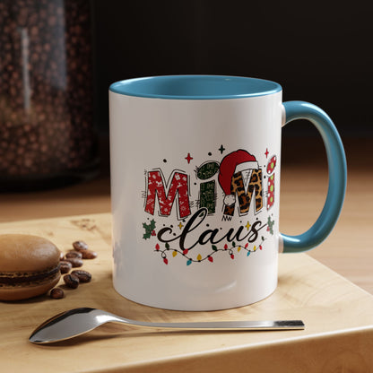Mom Claus Christmas Accent Coffee Mug — Holiday Mama Gift (11/15oz)