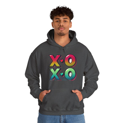 Heart & Arrows Hoodie — Retro Valentine Heart Graphic Pullover