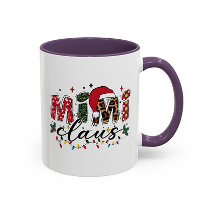 Mom Claus Christmas Accent Coffee Mug — Holiday Mama Gift (11/15oz)