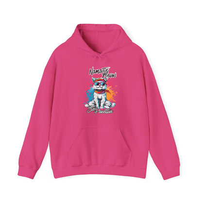 Namaste Meow Stay Pawsitive Unisex Hoodie